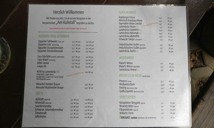 Bergwirtschaft Kuhstall