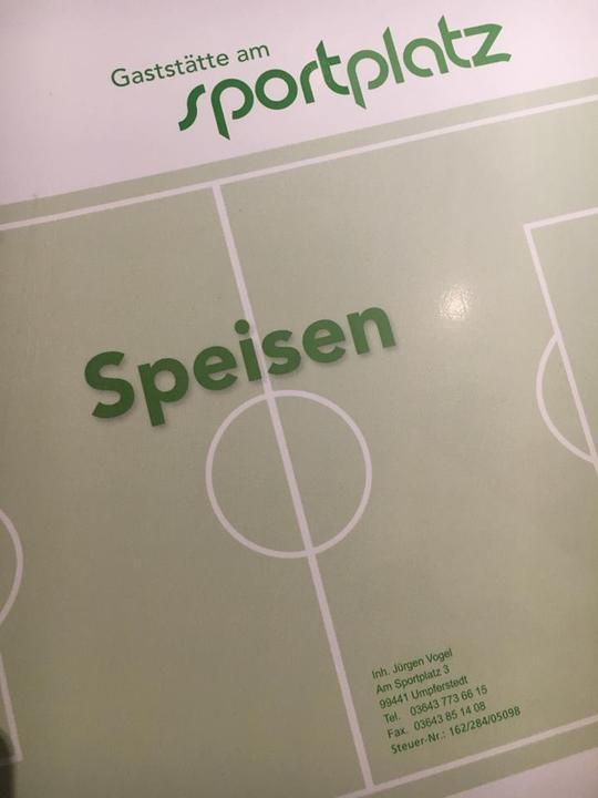 Gaststatte am Sportplatz Umpferstedt