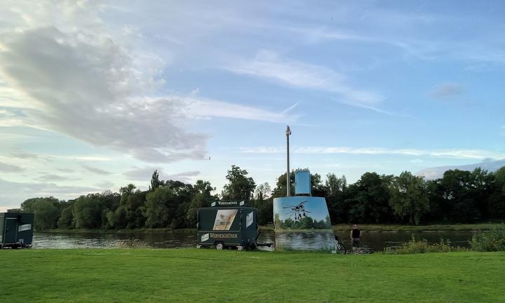 Elbterrassen Biergarten an der Elbe