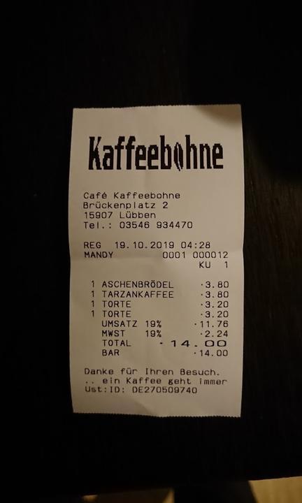 Cafe Kaffeebohne