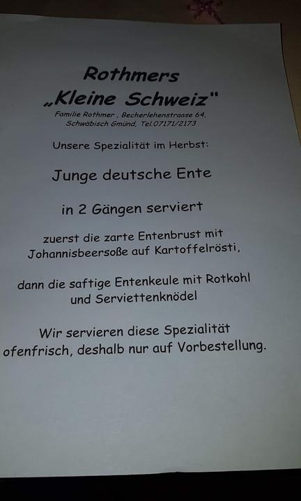 Rothmers Kleine Schweiz