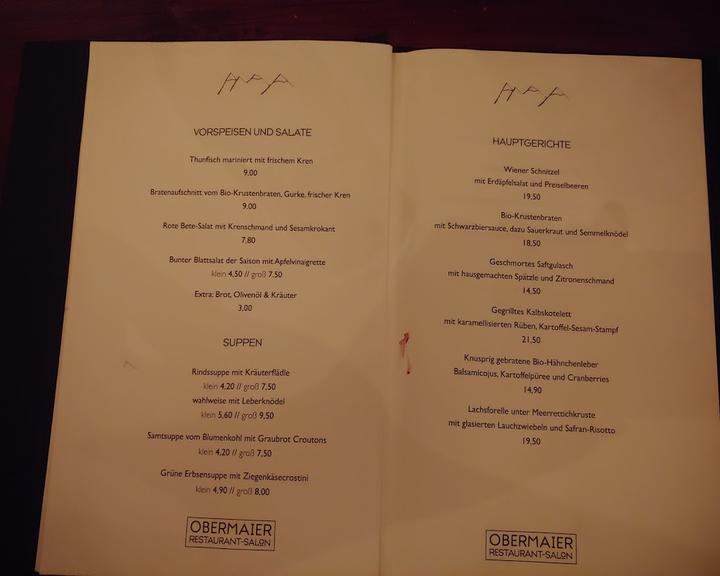 Obermaier Restaurant Salon