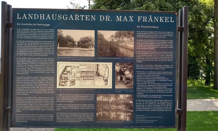 Sommercafe im Landhausgarten Dr Max Fraenkel