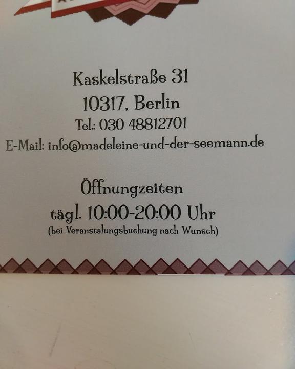 Madeleine und der Seemann