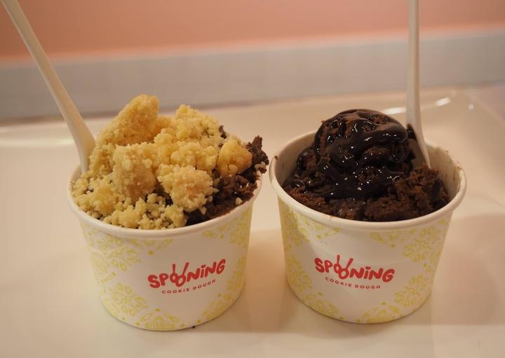 Spooning Cookie Dough Bar