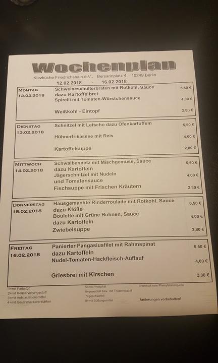 Kiezküche Friedrichshain