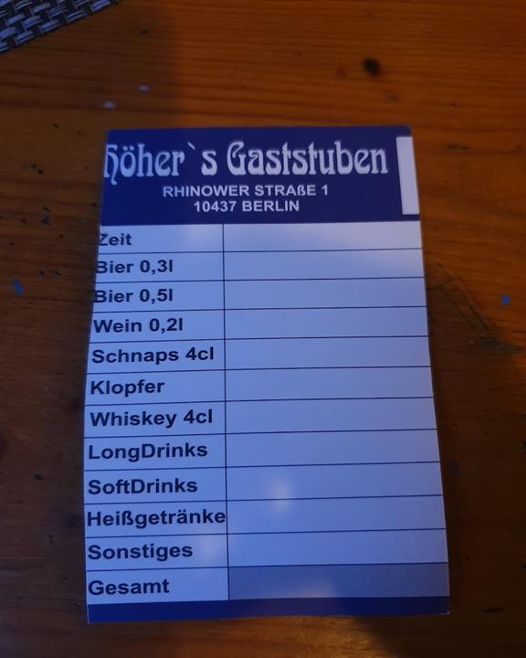 Hoher's Gaststuben