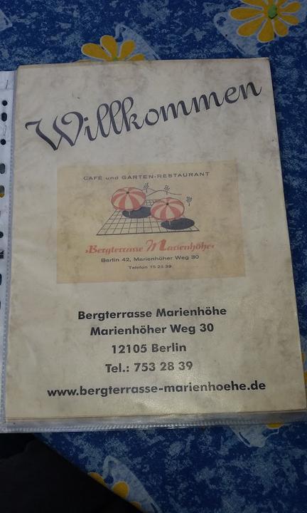 Bergterrasse Marienhohe
