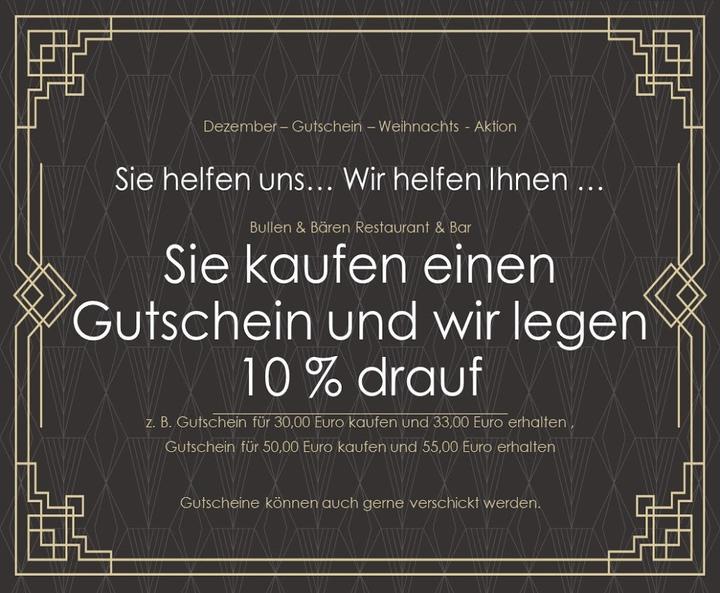 Bullen und Bären Restaurant & Bar