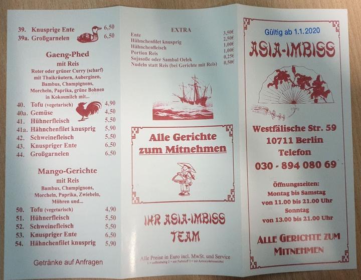 Asia Imbiss Halensee