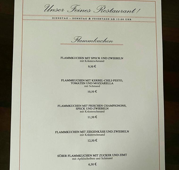 Unser feines Restaurant