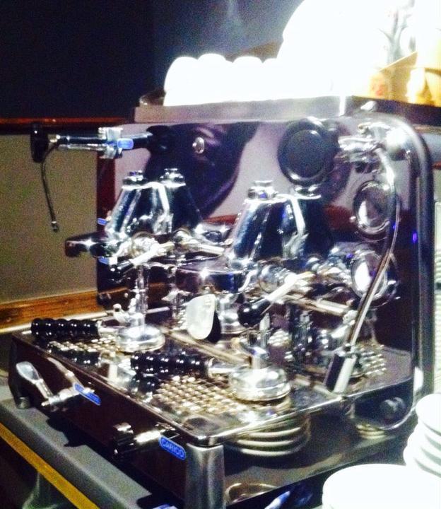 This is hip 'coffee ' n ' shoeshine