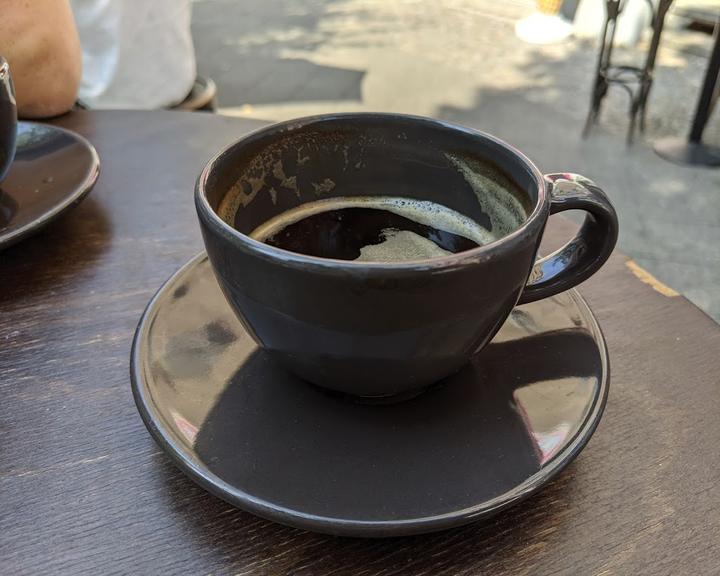 This is hip 'coffee ' n ' shoeshine