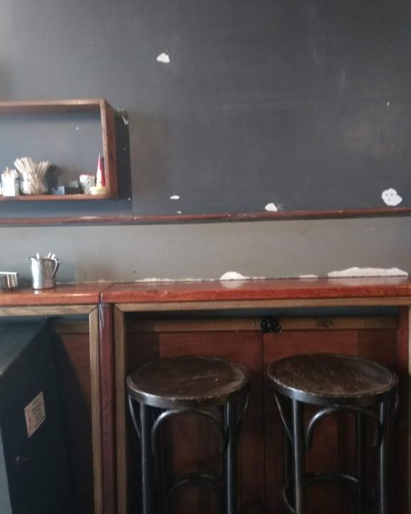 This is hip 'coffee ' n ' shoeshine