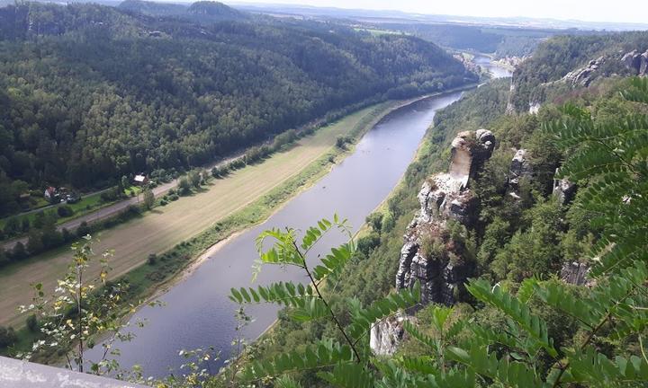 Bastei-Parkplatzkiosk