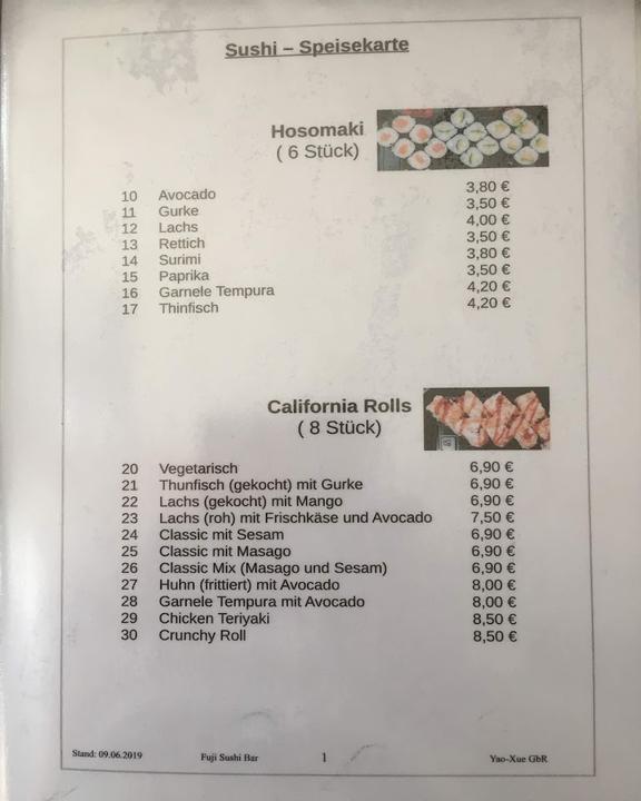 Fuji Asia Fusion Kuche und Sushi Bar