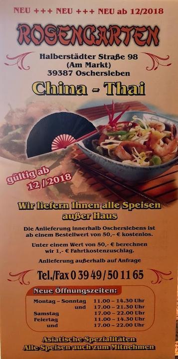 China Restaurant Rosengarten