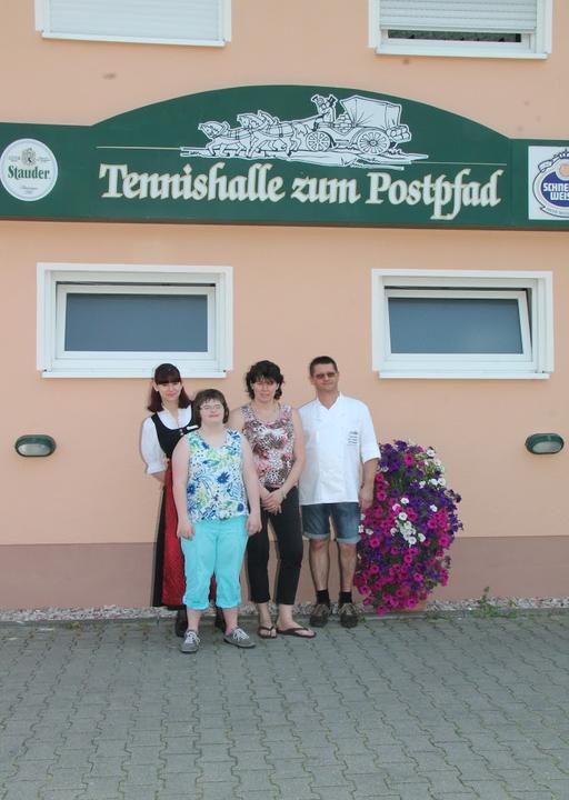 Tennishalle zum Postpfad