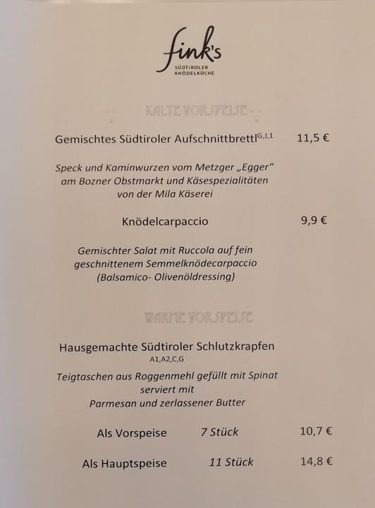 Fink's Sudtiroler Knodelkuche