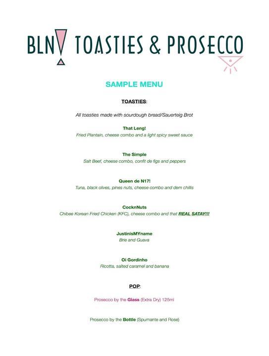 BLN! Toasties & Prosecco