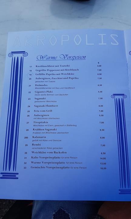 Griechisches Restaurant Akropolis Thalheim
