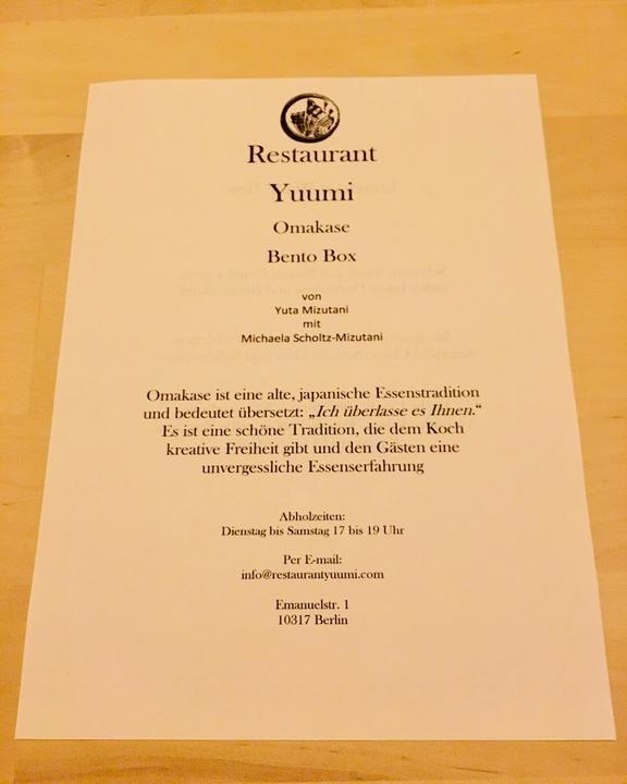 Restaurant Yuumi