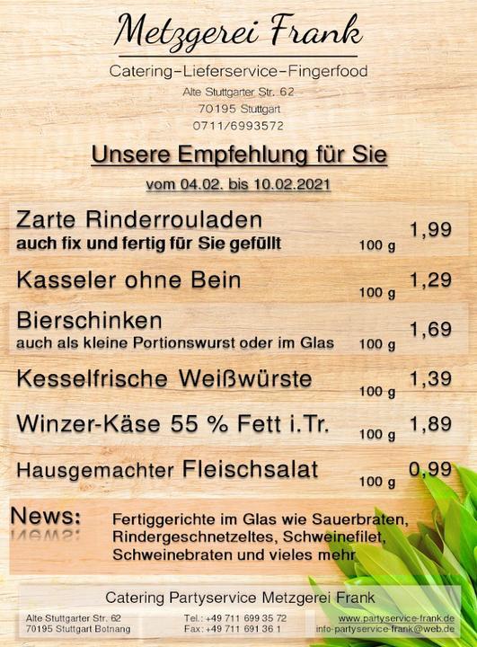 Metzgerei Frank