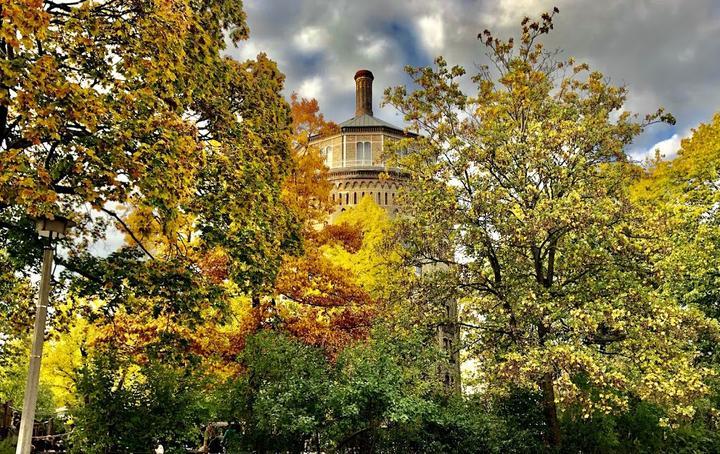 Sommergarten am Wasserturm