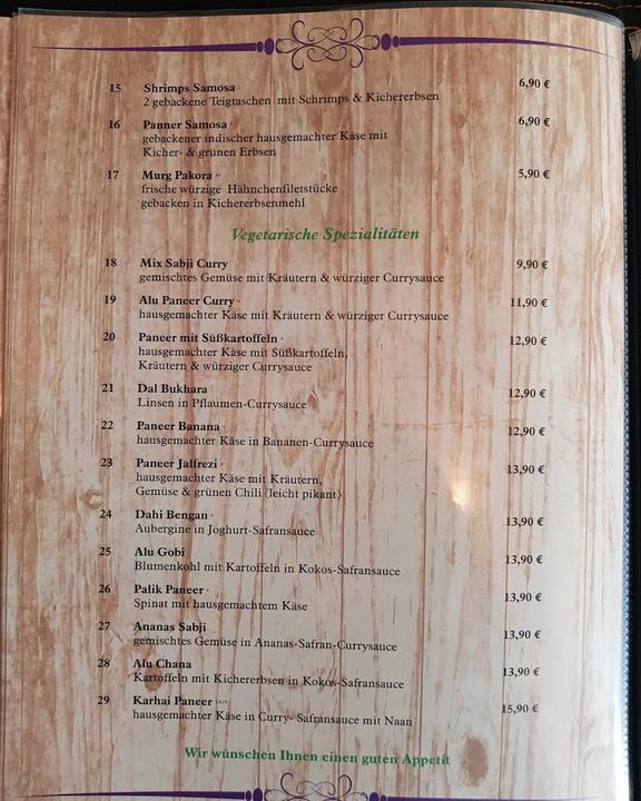 Namaste Maharaja - Indisches Buffett Restaurant