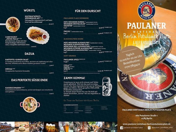 Paulaner Wirtshaus Berlin Potsdamer Platz