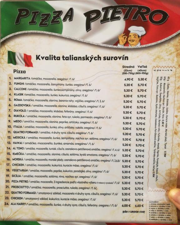 Holzofen Pizza Pietro
