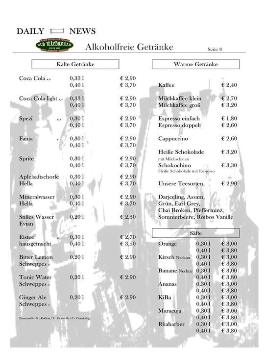 Old MacDonald American Sportsbar