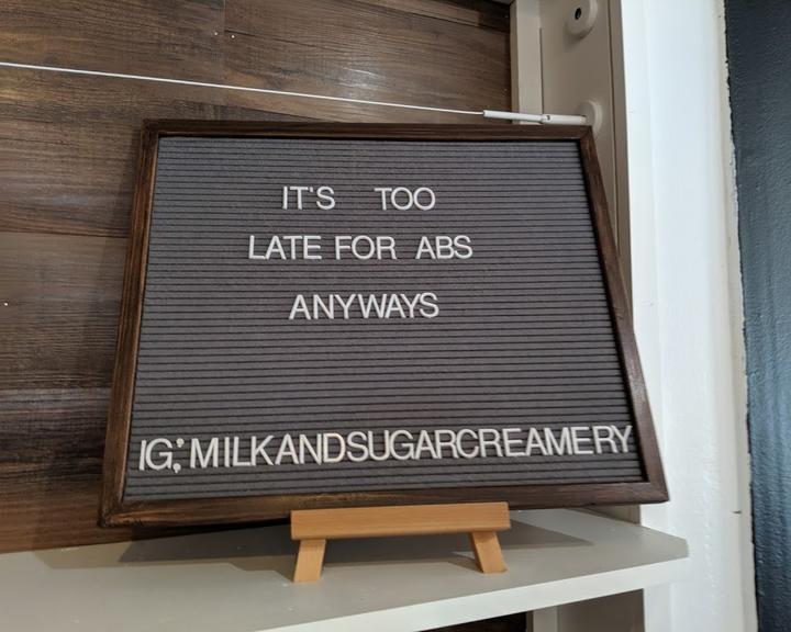 Milk and Sugar
