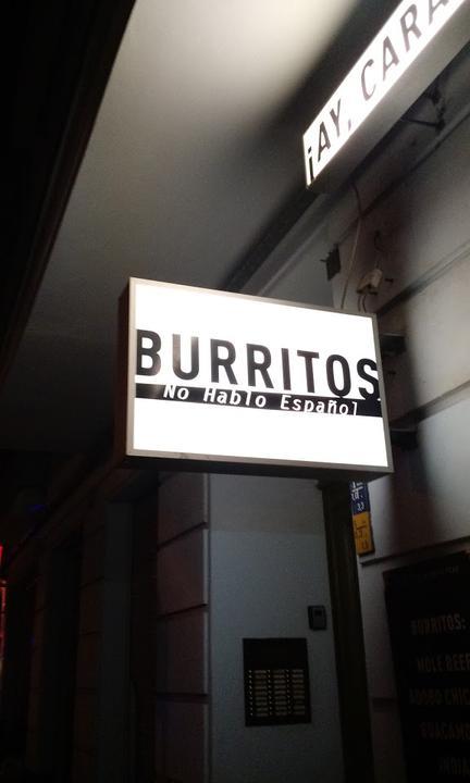 No Hablo Espanol Burritos