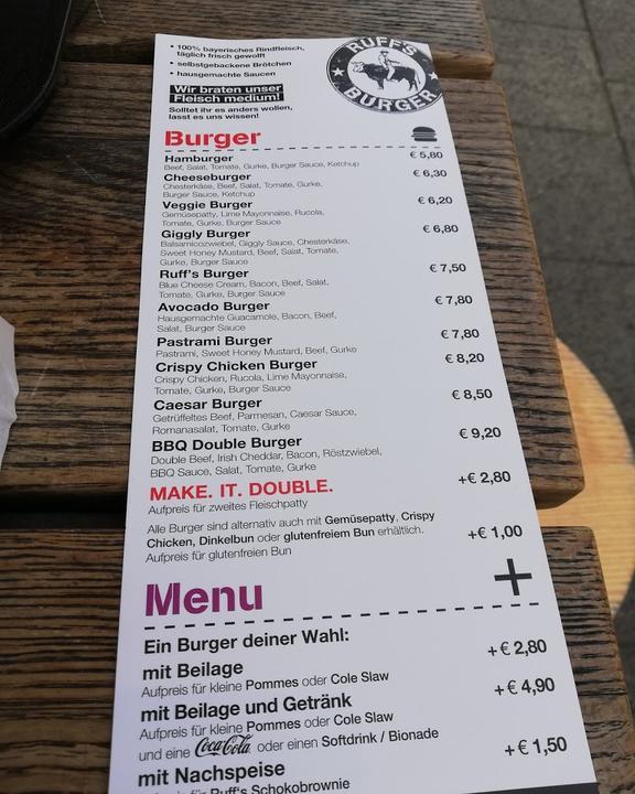 Ruff's Burger & BBQ Schwabing