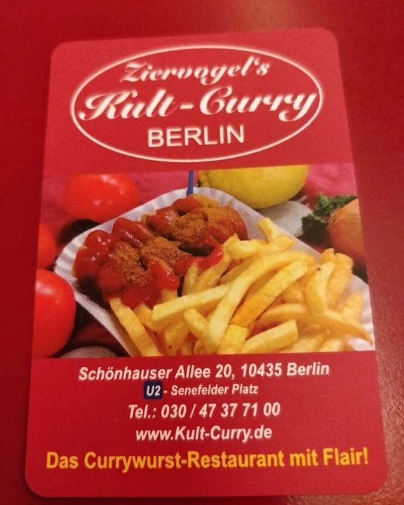 Ziervogels Kult Curry