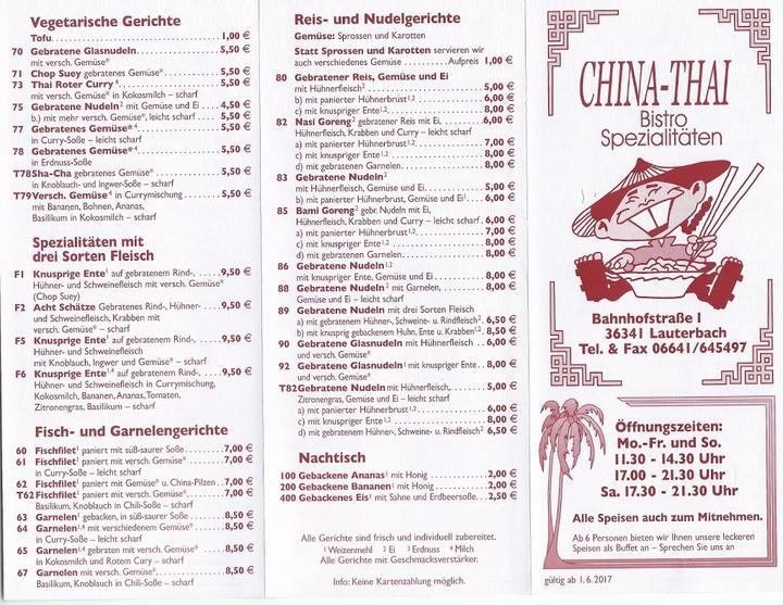 China und Thai Bistro