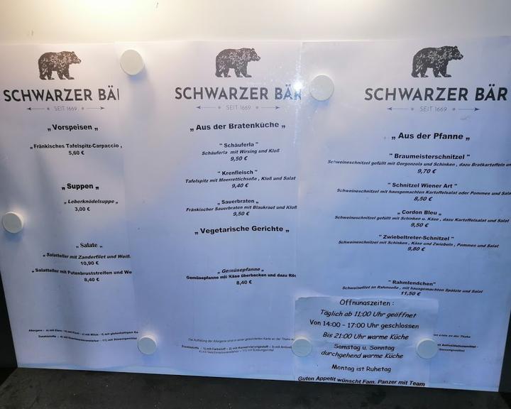 Schwarzer Bar