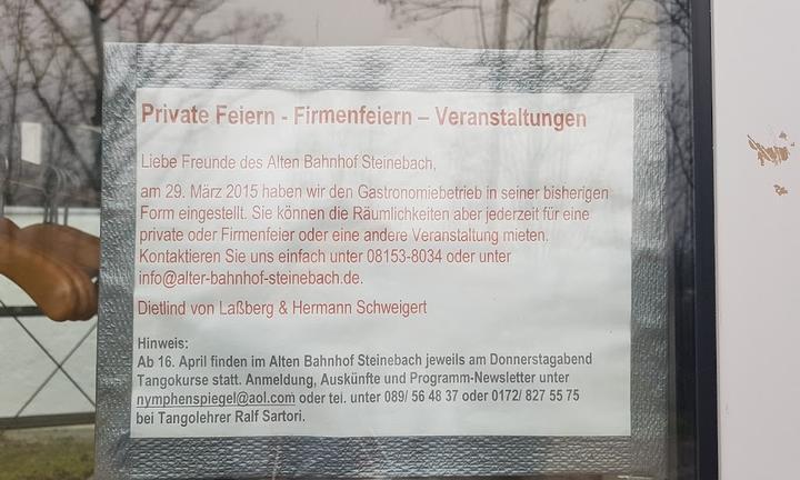 Alter Bahnhof Steinebach