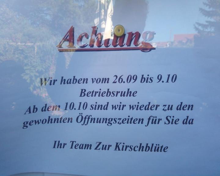 Zur Kirschblute