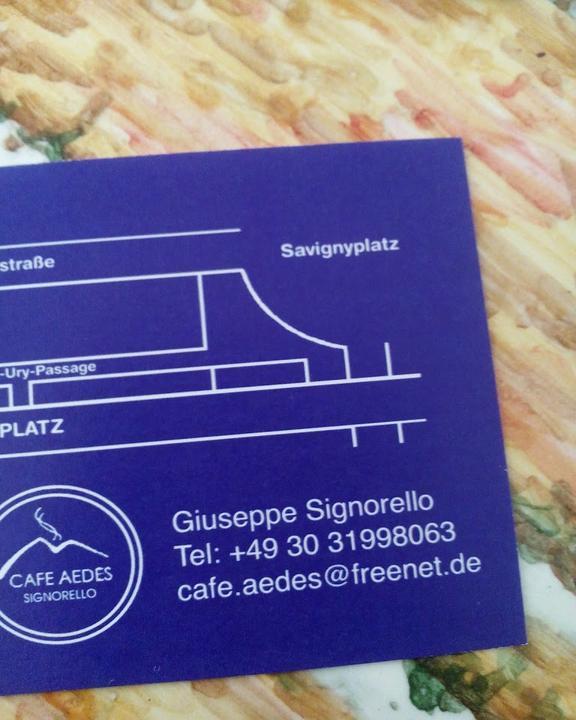 Cafe Aedes Signorello