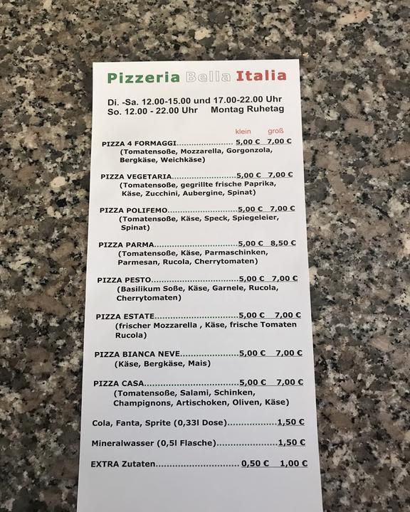 Pizzeria Bella Italia