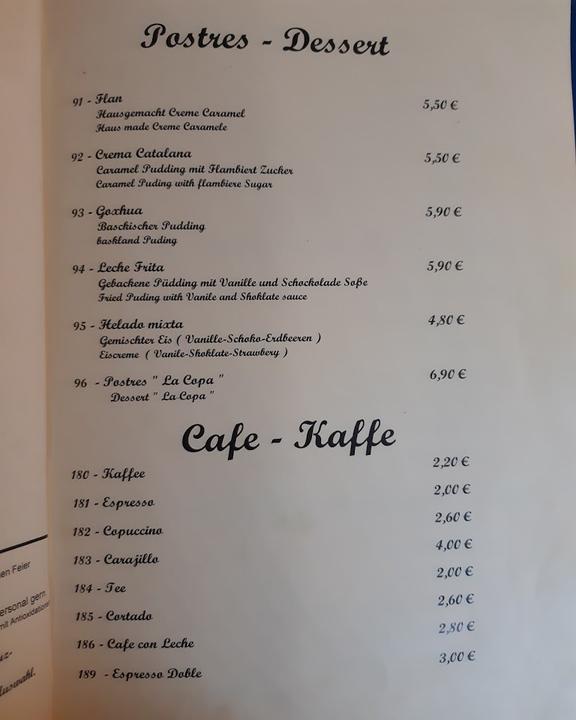 Restaurant La Copa